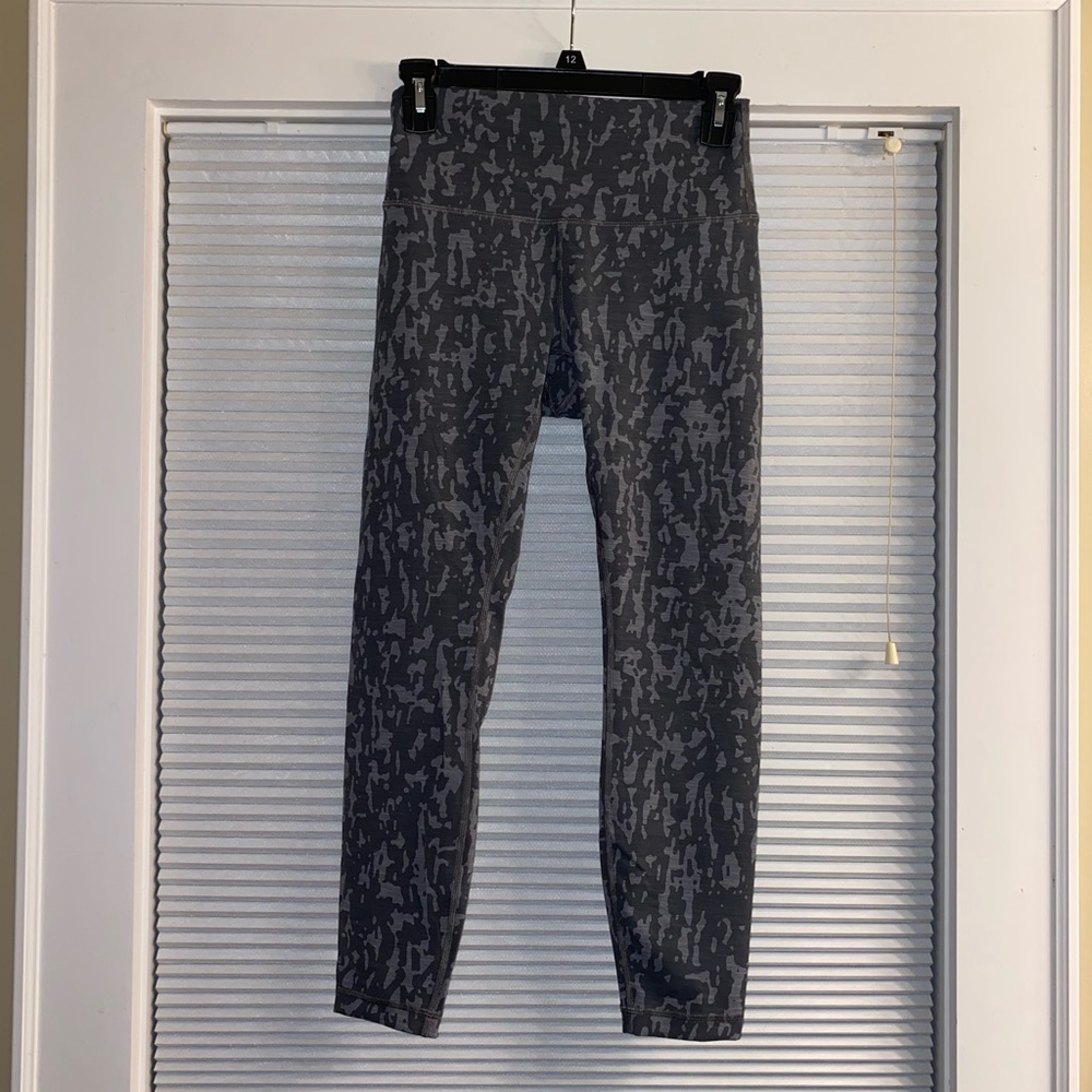 Lululemon Patterned Wunder Train Legging Gem